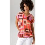 T-Shirt ANISTON CASUAL bunt (rosa, rot, orange, gelb, hellbraun, braun, dunkelbraun) Damen Shirts V-Shirts Bestseller