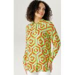 Hellgrüne Langärmelige ANISTON Tunika-Blusen für Damen Größe XL für den für den Sommer 