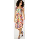 Bunte Blumenmuster ANISTON Sommerkleider aus Jersey enganliegend für Damen Größe XL für den für den Sommer 