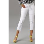 Weiße ANISTON Straight Leg Jeans aus Denim für Damen Größe XL 