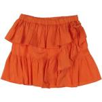 Orange Unifarbene ANIYE BY Kindertaftröcke mit Volants aus Taft für Mädchen 
