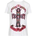 Weiße Elegante ANIYE BY Guns N' Roses Damenfanshirts aus Baumwolle Größe XS 