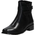 Schwarze Everybody Ankle Boots & Klassische Stiefeletten aus Leder für Damen Größe 38 mit Absatzhöhe bis 3cm 