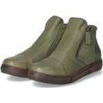 Grüne Andrea Conti Ankle Boots & Klassische Stiefeletten mit Reißverschluss aus Glattleder leicht für Damen Größe 37 