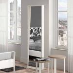 Weiße Moderne Violata Furniture Rechteckige Flurspiegel & Garderobenspiegel 