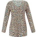 Bunte V-Ausschnitt Kaschmir-Pullover aus Wolle maschinenwaschbar für Damen Größe M Große Größen für den für den Sommer 