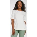 Reduzierte Offwhitefarbene Halblangärmelige Anna Aura Rundhals-Ausschnitt T-Shirts aus Jersey maschinenwaschbar für Damen Größe L 