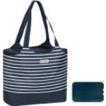 Hellblaue Anndora Picknick-Kühltaschen mit Reißverschluss aus Stoff 