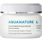 Annemarie Börlind Aquanature Vegane Naturkosmetik Bio Nachtcremes 50 ml mit Hyaluronsäure für Herren 