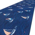 Blaue Motiv Maritime Rechteckige Küchenteppiche & Küchenläufer aus Polyester 