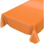Orange Unifarbene Runde Gartentischdecken aus Stoff schmutzabweisend 