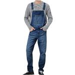 Dunkelblaue Loose Fit Wasserdichte Atmungsaktive Ripped Jeans & Zerrissene Jeans aus Cord für Herren Größe XXL 