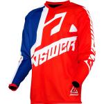 Answer Syncron Voyd Motocross Jersey, weiss-rot-blau, Größe S
