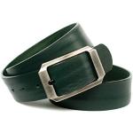 Reduzierte Grüne Anthoni Crown Ledergürtel aus Leder für Herren Größe S Länge 90 