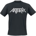 Anthrax T-Shirt - Logo - S bis XXL - für Männer - Größe XL - schwarz - Lizenziertes Merchandise