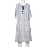 Antik Batik Damen Kleid, hellblau 42