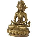 Vintage 10 cm Buddha Figuren aus Metall 