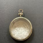 Silberne Vintage Vintage Uhren & Antike Uhren aus Glas für Herren 
