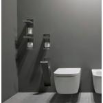 Silberne antoniolupi Toilettenpapierhalter & WC Rollenhalter  aus Aluminium 