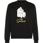 Schwarze Antony Morato Die Simpsons Homer Simpson Herrensweatshirts Größe S 