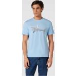Hellblaue Unifarbene Antony Morato T-Shirts aus Baumwolle für Herren Größe M 