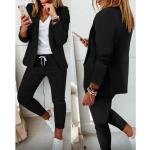 Violette Businesskleidung aus Polyester für Damen Übergröße 