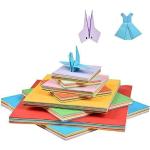 Reduziertes Hellblaues Origami Papier 100-teilig 