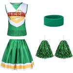 Reduzierte Grüne Cheerleader-Kostüme für Damen 