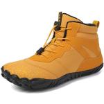 Gelbe Trailrunning Schuhe Gefüttert für Damen Größe 38 für den für den Winter 
