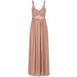Reduzierte Rosa Apart V-Ausschnitt Chiffon-Abendkleider mit Reißverschluss aus Chiffon für Damen Größe L für den für den Sommer 