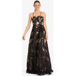 Reduzierte Schwarze Ärmellose Apart Maxi Lange Abendkleider mit Reißverschluss aus Polyester für Damen 