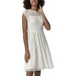 APART Fashion Damen Lace Dress Kleid, Weiß (Creme Creme), (Herstellergröße: 34)