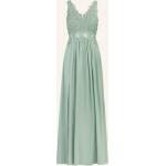 Mintgrüne Elegante Apart Maxi Lange Abendkleider mit Reißverschluss aus Polyester enganliegend für Damen Größe M 