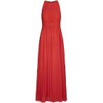 Rote Apart Chiffon-Abendkleider mit Reißverschluss aus Chiffon für Damen Größe S für den für den Winter 