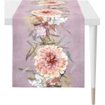 Violette Apelt Tischläufer mit Blumenmotiv 