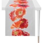 Reduzierte Rote Apelt Tischläufer mit Blumenmotiv aus Polyester 