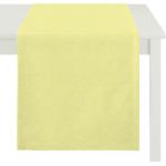 Pastellgelbe Moderne Apelt Tischläufer aus Textil 