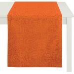 Orange Unifarbene Moderne Apelt Tischläufer aus Textil 