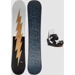 Aperture Shredder 157W + Burton Freestyle L 2023 Snowboard Set schwarz Herren