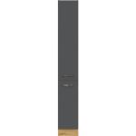 Hellbraune Held Möbel Apothekerschränke matt aus Eiche Breite 0-50cm, Höhe 200-250cm, Tiefe 50-100cm 
