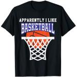 Apparently I Like Basketball-Shirt, lustiger Baske