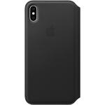 Schwarze Apple iPhone XS Max Cases aus Leder 