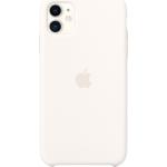Weiße Elegante Apple iPhone 11 Hüllen Art: Soft Cases aus Silikon 