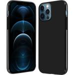 Schwarze iPhone 12 Hüllen Art: Bumper Cases Glossy aus Silikon 