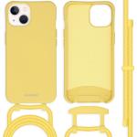 Gelbe iPhone 13 Hüllen Art: Soft Cases aus Silikon mit Band 