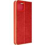 Rote Elegante iPhone 14 Hüllen Art: Flip Cases aus Kunstleder 