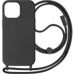 Schwarze Geflochtene iPhone 15 Pro Max Hüllen Art: Handyketten aus Polycarbonat 