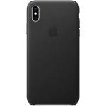 Schwarze Apple iPhone XS Max Cases aus Leder 