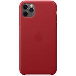 Rote Apple iPhone 11 Pro Max Hüllen aus Leder 