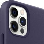 Violette Apple iPhone 12 Pro Hüllen aus Leder 